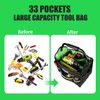 KUNLUN 17-Inch Open Top Tool Bag, Electrician Tool Bag, Tool
