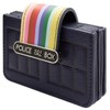 Dr Who Public Call Police Box with Rainbow Wallet Card