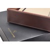 Gallaway Leather Letter Tray Desk Organizer - Paper Tray for