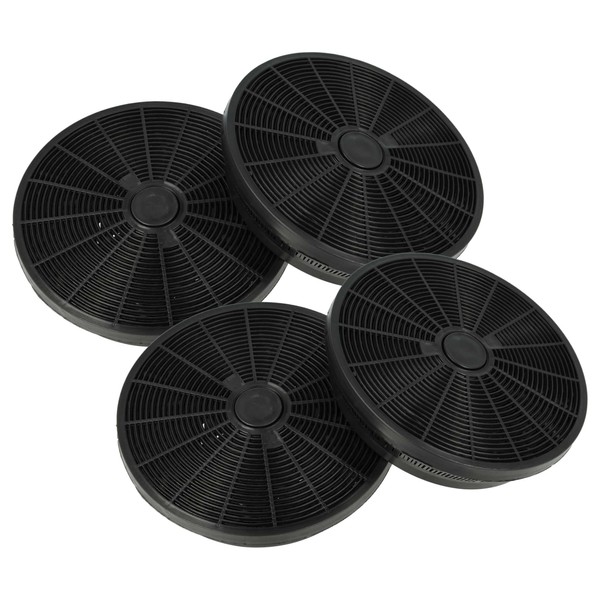 vhbw 4x Activated Carbon Filters Compatible with Respekta CH 7090