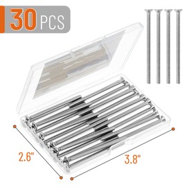 Bates- Wall Plate Screws, 6-32 x 2, 30 pcs, Long Screws, 6-32 Screw