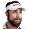 Visera salvavidas | Sombrero de guardia profesional, gorra roja para