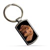 Fractal Artworks Hungarian Vizsla Keyring with Stunning Fractal Art Design