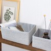 LA JOLIE MUSE Storage Baskets Set 4 - Stackable Woven
