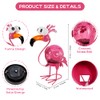 YELENEW Flamingo Solar Lights Outdoor,Pink Flamingos for Yard Outside Decor