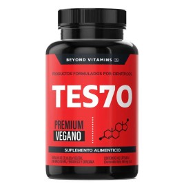 TES70 Vitaminas Hombres | Maca Negra Peruana, Fenogreco, Creatina, Arginina, Cúrcuma (curcumina), Zinc Y Más | Precursor Natural - 180 Cápsula