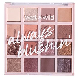 Wet n Wild - Paleta de sombras de ojos Always Blushin  Acabados brillantes con purpurina mate Always Blushin                                          