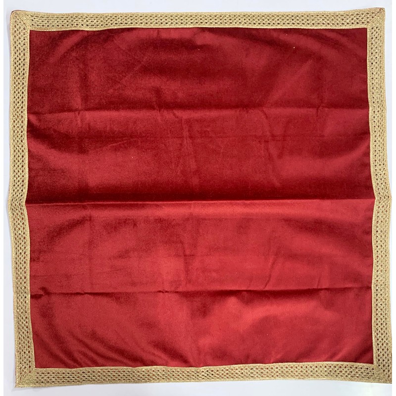 SMMS - Mantel de terciopelo espiritual (granate, mediano: 61 x