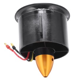 Oumefar Ventilador con Conductos con Motor QX Motor EDF Juego de Ventilador con Conductos Motor 2822-3000KV con Ventilador con Conductos de 6 Aspas para Avión RC EDF Set