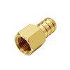 Joywayus Brass PEX Pipe Fitting, 1/2" PEX x 1/4" NPT