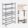 STORAGE MANIAC Expandable Shoe Rack, 12 Pairs Stackable Small Shoe