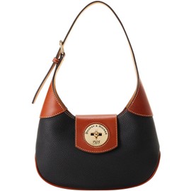 Dooney & Bourke Handbag, Pebble Turnlock Hobo 26 - Black