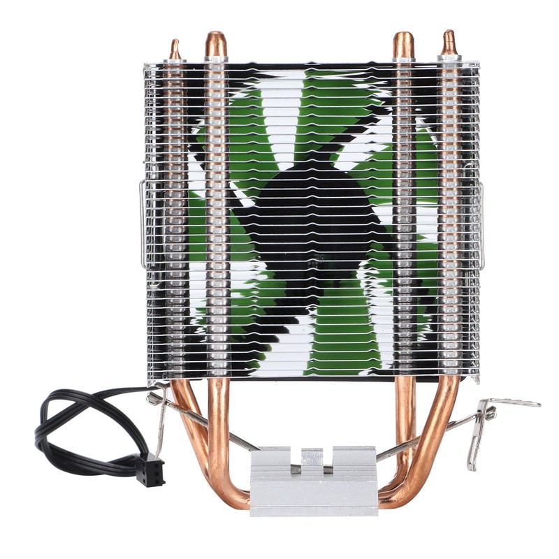 CPU Cooling Fan Pure Copper Double Heat Pipe Mute Universal