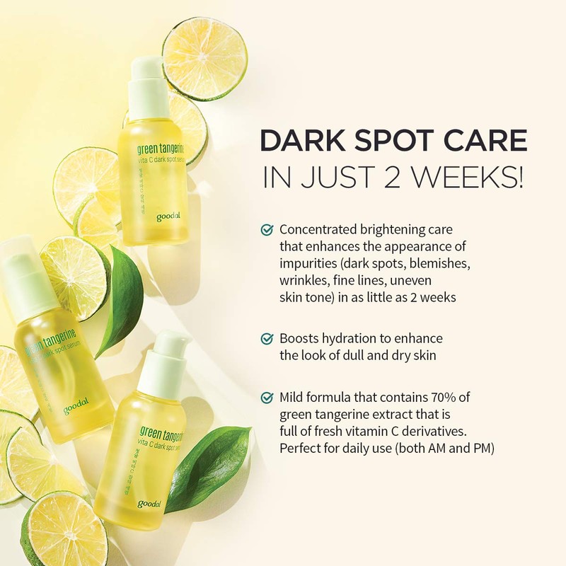 Goodal Green Tangerine Vita C Dark Spot Serum 1.0 Ounce