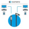 sonero® Premium optisches Toslink Kabel, 1,50m, vergoldete Kontakte, 1 x