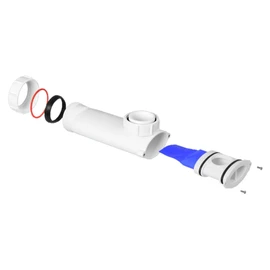 McAlpine 1-1/2" Bath Space Saver Bath Waste Trap Self Closing Valve WV-1