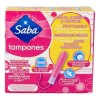 Tampones Saba Regular Flujo Moderado con Aplicador 10 pzas