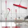 Water Broom & Floor Squeegee Scrubber with 51" Adjustable Pole