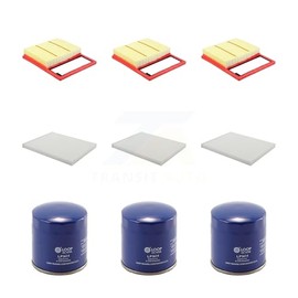PUR 3x Air + 3x Cabin + 3x Engine Oil Filter (9 Total) Kit Replacement For Ford Fusion Lincoln MKZ SSV Plug-In Hybrid KFM-104254