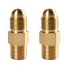 POWERTOOL CO2 Adapter 2PCS Cylinder Adaptor RH Thread Argon Adaptor