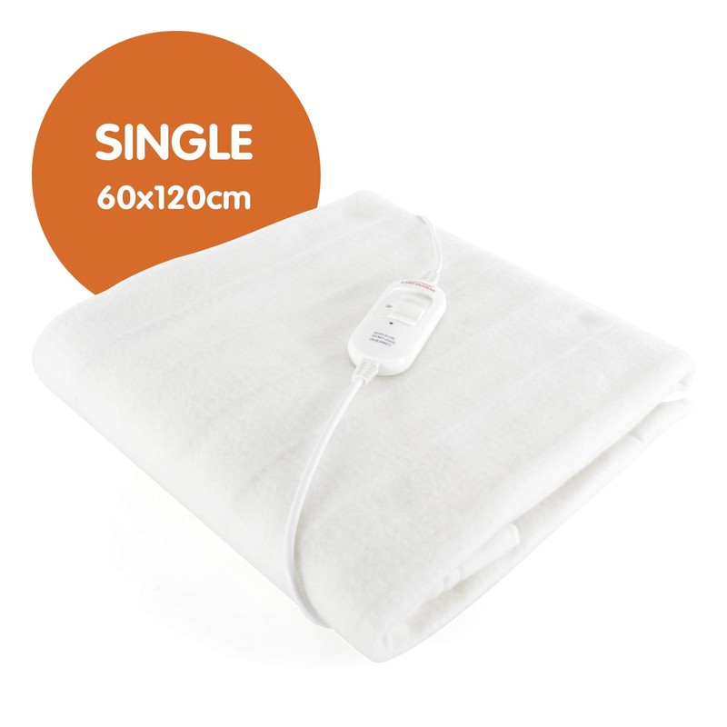 STAYWARM® Single Size Luxury Quality Electric Underblanket with Detachable Controller