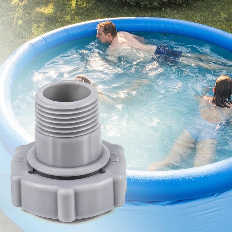 EMYVSVO Pool Drain Adapter - 1.5-Inch ID Connector for Bottom