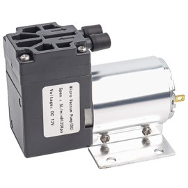 Hilitand Small Vacuum Pump DC Motor Vacuum Pump 12V 5L/min Suction Pump 120KPa