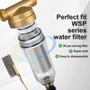 Enhon 2 Pieces Spin Down Sediment Filters Replacement Cartridge, 50