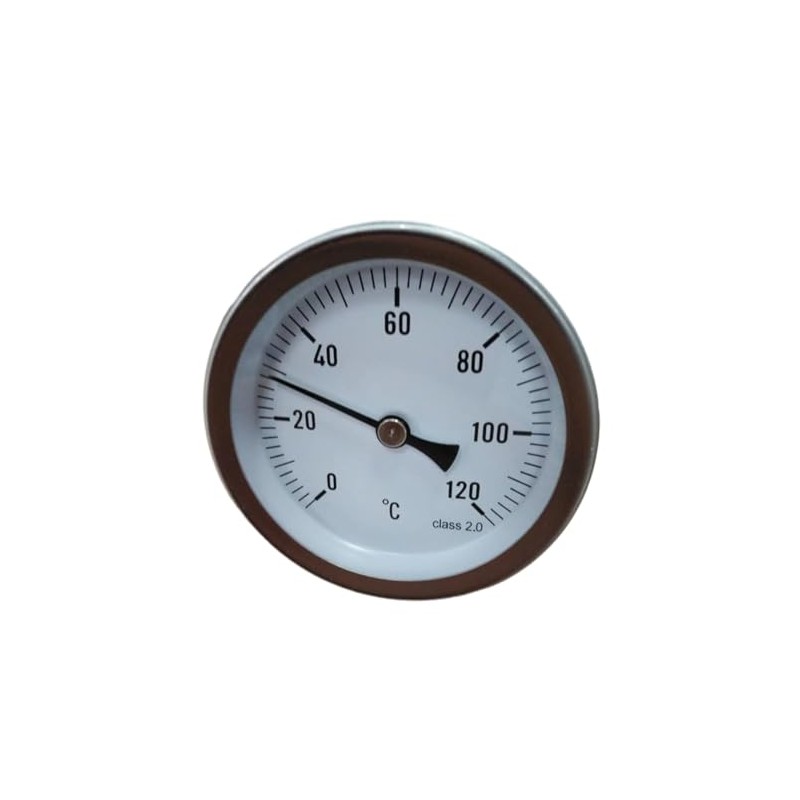 Termómetro de dial Termómetro de tubería de agua caliente Medidor