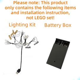 GEAMENT LED Light Set for Architecture Statue of Liberty - Compatible with 21042 Building Blocks Model (Model Set Not Included)