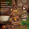 ROKR Cuckoo Clock 3D Wooden Puzzle DIY Model Kit Budding