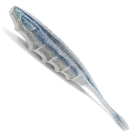 Nays NDL rubber fish, soft baits for fishing predatory fish, artificial baits, rubber fish for jigging, fishing lures, colour: C-12, length/package contents: 8.9 cm, 9 pieces