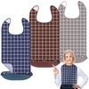 Vicloon 3 Pack Adult Bibs, Washable and Reusable Adult Bib