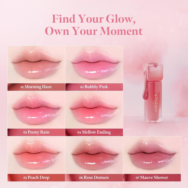 MILKTOUCH Dew Stain Sheer Lip Gloss (03 Ocean Dew, 0.14