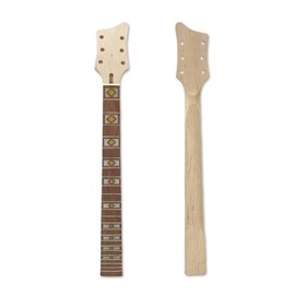 ModouString Maple Guitar Neck, 24.75" Scale Electric Guitar Neck 24 Fret with Rosewood Fingerboard - Bolt-On Heel Soild Wood