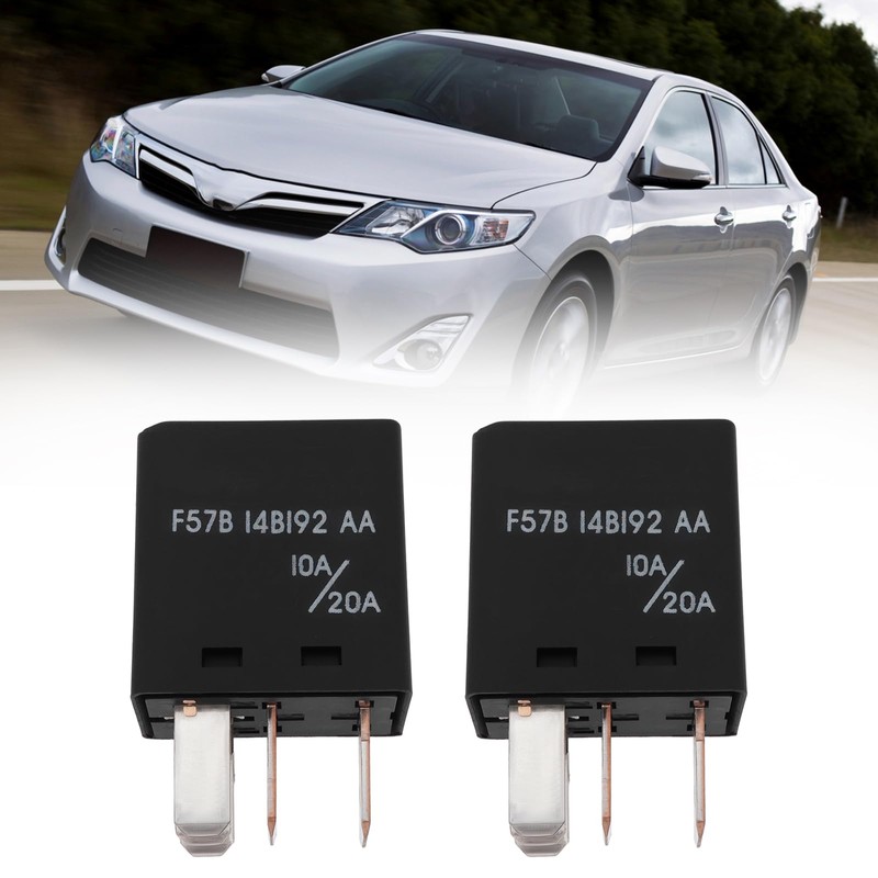 SING F LTD 2pcs 5 Pins Control Relay 10A/20A 12VDC