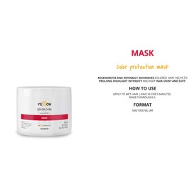 Yellow Color care mask