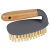 Macosa UMEN068 Scrubbing Brush with Bamboo Handle Natural Bristles Brush