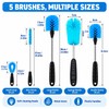 Bottle Cleaning Brush Set for Water Bottles – Stainless Steel