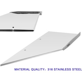 27071 Skeg Guard Protector Safe-Skeg/Stainless Steel Skeg Replacement for Force, Honda, Mercury, for Nissan TOHATSU