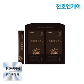 Cheonho Encare 천호엔케어 녹용홍삼진 스틱 12ml 60포 Cheonhoen Care Deer Antler Red Ginseng Stick 12ml 60 Packs