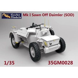 Gecko Model GEC35GM0028 1/35 British Army Daimler Mk.I (SOD) Regiment Commander Plastic Model