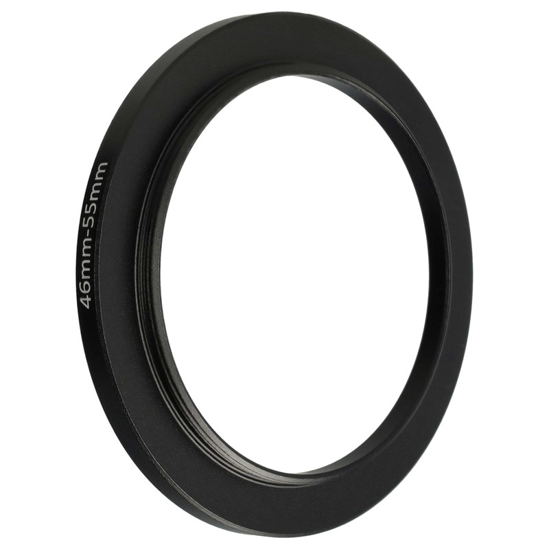 vhbw 46mm to 55mm Step Up Ring Adapter for Camera