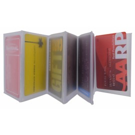 MARSHAL® WALLET INSERTS SET OF 2 ACCORDION STYLE CARD PICTURE HOLDER RARE