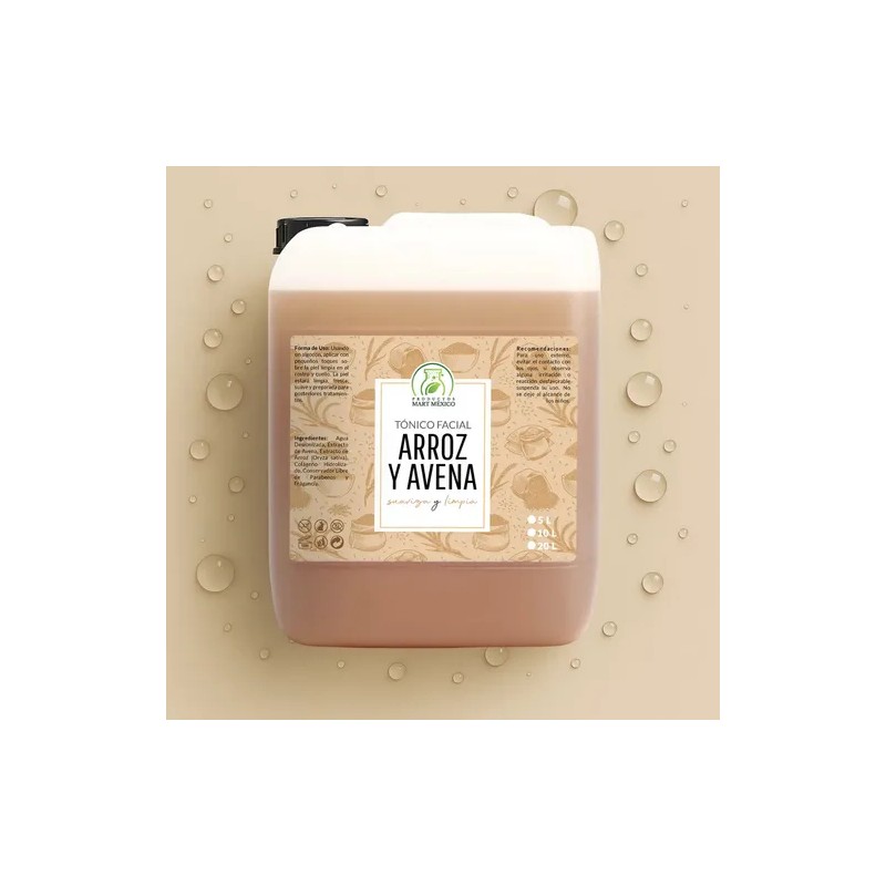 Tónico Facial Productos Mart Mexico Arroz Avena Piel Sensible 10