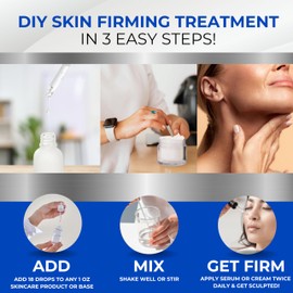 Skin Perfection Firming Serum Booster with Progeline Peptide Repair Serum Neck and Face Progeline Cream Upgrade Trifluoroacetyl Tripeptide-2 Anti-aging Diy .5 Fl Oz