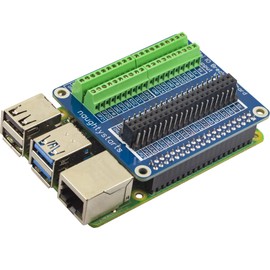 risingsaplings GPIO Breakout Board 3 Types Output Terminal Block Module for Raspberry Pi 2 3 4 Zero