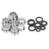 7Pcs/Set Male Female Faucet Adapter Kit with Gasket Brass Aerator