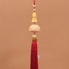 Car Pendant Decorative Hand Carved Lotus Rearview Mirror Hanging Ornament