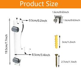 Yayatty Weapon Stand Sword Wall Mount, Sword Hook, Sword Stand, Katana Holder, Adjustable Sword Stand for Standard Swords, Transparent